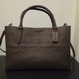 Coach Deep Purple Leather Bag